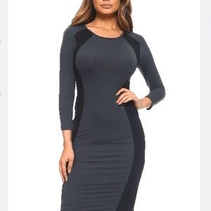 ♥️ NWT Yelette Charcoal / Black Dress